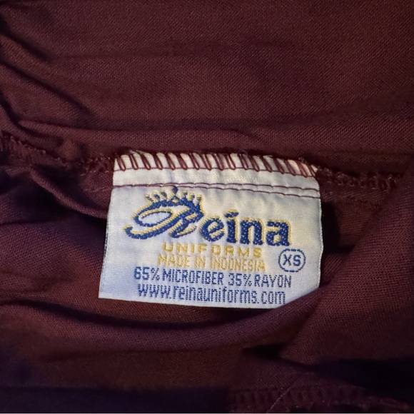 Maroon Scrub Pants - Picture 2 of 2